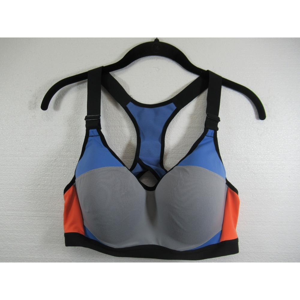 Victoria's Secret High Impact Racerback Sports Bra 38C Underwire Colorblock